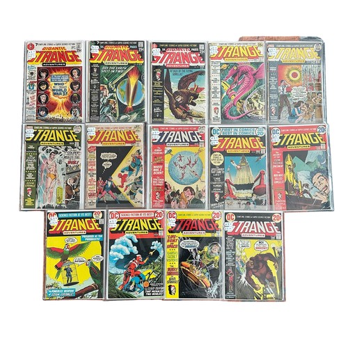 296 - DC Comics Strange Adventures 1970s Nos 226, 228, 231-241, 244: All 14 comics are bagged & boarded in... 