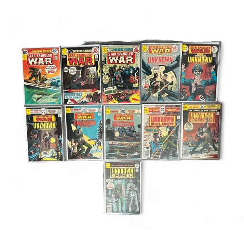 297 - DC Comics The Unknown Soldier Star Spangled War Stories 1970s Nos 180, 181, 182, 18, 187, 191, 192, ... 