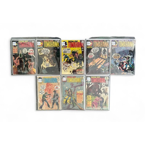 307 - DC Comics Son Of Tomahawk 1970s nos 131-138: All 8 comics are bagged & boarded in mylar bags, NM.