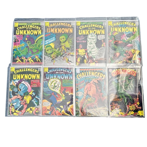 311 - DC Comics Challengers Of The Unknown 1966-1969 Nos 53, 54, 55, 56, 57, 58, 60, 65: All 8 comics are ... 