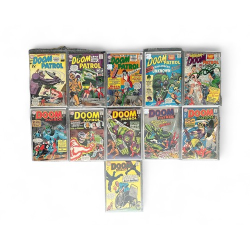 312 - DC Comics Doom Patrol 1965-1968 Nos 93, 96, 97, 102, 104, 109, 110, 111, 113, 117: All 11 comics are... 