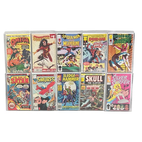 333 - Selection Of Marvel Comic No1s to include: Spider-Woman 2020: Spider-Man V Wolverine 1986: Spider-Ma... 