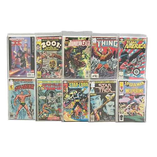 334 - Selection Of Marvel No1 comics to include: Ultimate X-Men 2001: 2001 A Space Odyssey 1976: Thunderbo... 