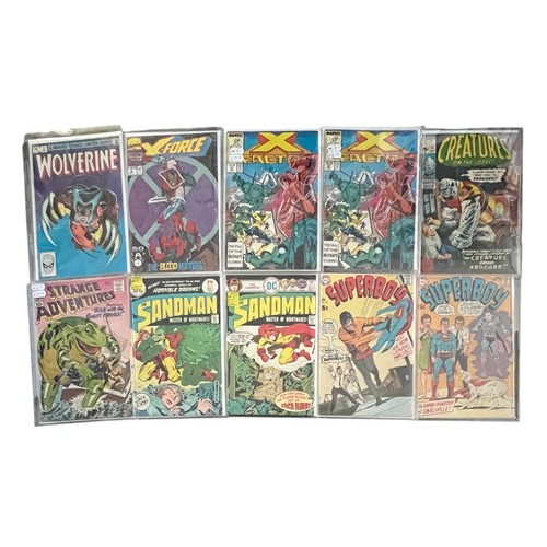 340 - Selection Of DC and Marvel Comics to include: 
Marvel Comics; Wolverine No2 1982: X-Force no2 1981: ... 