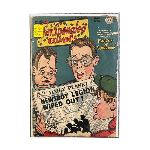 343 - Star Spangled Comics 1946 No 46. Comic is bagged & boarded, UG.