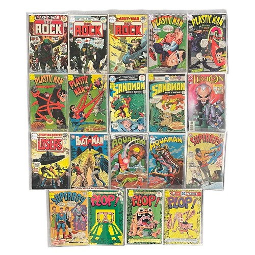 353 - Selection Of DC Comics to include: Our Army At war  1967 featuring Sgt. Rock 1973 Nos 262, 264, 266:... 