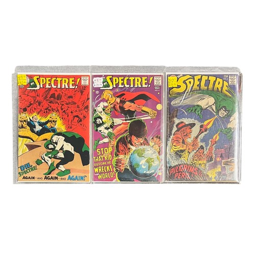 355 - DC Comics The Spectre 1968 Nos 2, 4, 6. All 3 comics are bagged & boarded in Mylar bags, VG/VF.