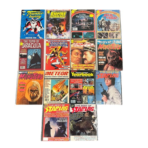 385 - Selection of Marvel Comic Magazines to include: The Empire Strikes Back: Science Fantasy Film Classi... 