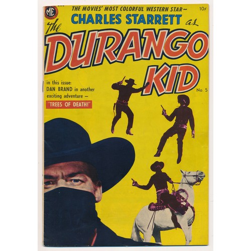 412 - Magazine Enterprises Charles Starrett As Durango Kid 1950 No 5 F/VF.