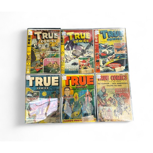 430 - Parent's Magazine Press True Comics 1947-1949 Nos 59, 61, 63, 76, 77, 81. All 6 comics are bagged & ... 