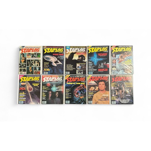 436 - Starlog Magazine 1979-1980 Nos 24-33 All 10 magazines are bagged & boarded, NM.