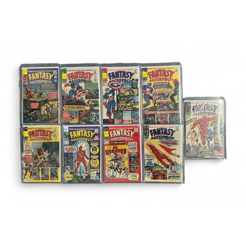 257 - Marvel Comics Fantasy Masterpieces 1966-1967 Nos 2, 3, 5, 6, 7, 8, 9, 10, 11. All 9 comics are bagge... 