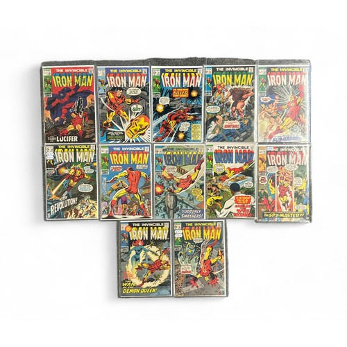 262 - Marvel Comics The Invincible Iron Man 1969-1971 Nos 20, 21, 23, 24, 25, 29, 30, 31, 32, 33, 36, 42. ... 