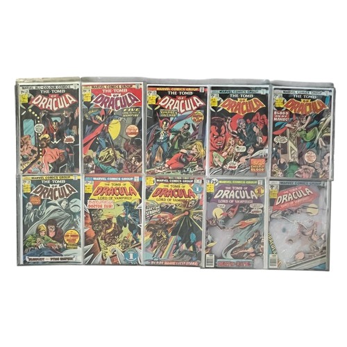 228 - Marvel Comics The Tomb Of Dracula 1974-1977 Nos 24, 28, 29, 31, 33, 38, 42, 44, 47, 56. All 10 comic... 