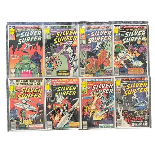 240 - Marvel Comics Fantasy Masterpieces Starring The Silver Surfer: 1980s Nos 6, 7, 8, 9, 10, 11, 12, 13:... 