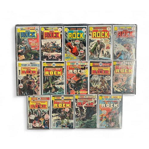 151 - DC Comics Our Army At War Featuring SGT Rock 1975-1976 Nos 276, 278, 279, 281, 282, 284, 285, 287, 2... 