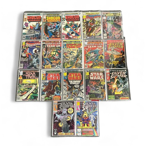 80 - Marvel Comics Selection to include: Shogun Warriors 1979 Nos 8, 9, 10: Spider-Woman 1979 Nos 7, 19: ... 