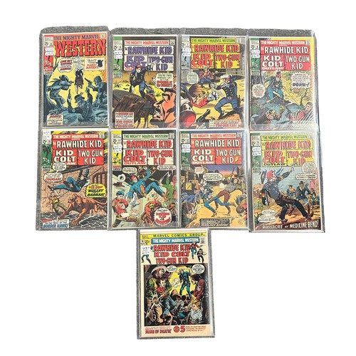 81 - Marvel Comics Mighty Marvel Western 1969-1970 Nos 5, 6, 7, 8, 10, 11, 12, 15, 16: All 9 comics are b... 