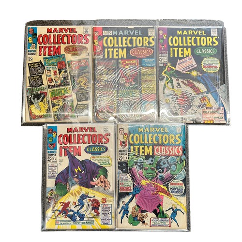 83 - Marvel Comics  Marvel Collectors Item Classics 1966-1968 Nos 4, 5, 14, 15, 18. All 5 comics are bagg... 