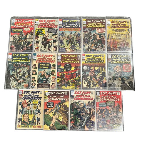 88 - Marvel Comics SGT. Fury and his Howling Commandos 1964-1967 Nos 11, 12, 14-20, 25, 34, 36, 37, 41. A... 