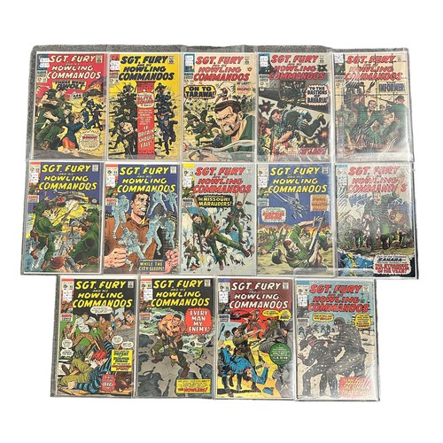 89 - Marvel Comics SGT. Fury And His Howling Commandos 1967-1971 nos 42, 48, 49, 53, 57, 63, 69, 70-72, 8... 