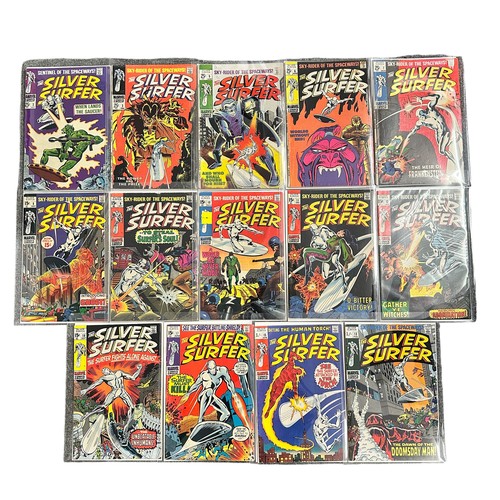 90 - Marvel Comics The Silver Surfer 1968-1970 Nos 2 (First Appearance Of Badoon Aliens), 3 (First Appear... 