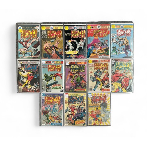 103 - DC Comics Kung Fu Fighter 1975-1977 Nos 2, 3, 4, 6, 7, 8, 9, 10, 11, 12, 14, 15, 16. All 13 comics a... 