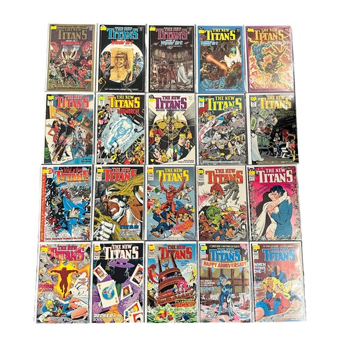 105 - DC Comics The New Titans 1988-1991 Nos 50-59, 61-64, 66-69, 71, 72. All 20 comics are bagged & board... 