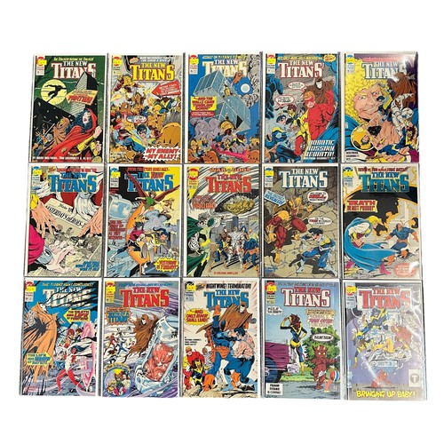 106 - DC Comics The New Titans 1991-1992 Nos 74-93. All 20 comics are bagged and boarded, VF/NM.