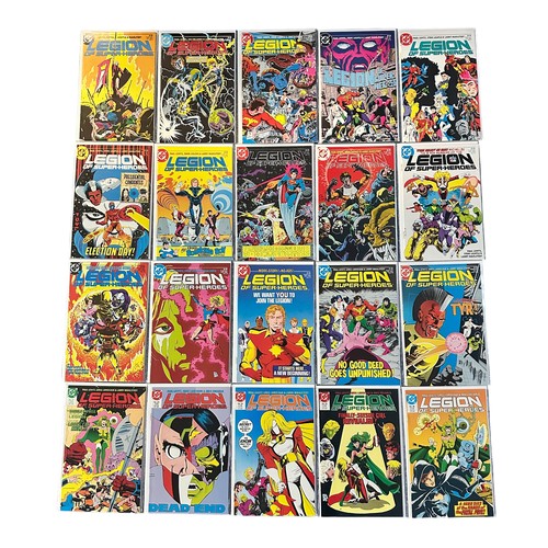 115 - DC Comics Legion Of Super Heroes 1984-1986 Nos 5-17, 19-22, 24-26. All 20 comics are bagged & boarde... 