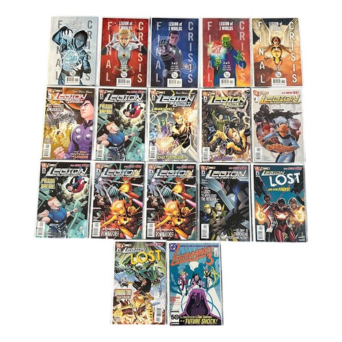 120 - DC Comics Selection Of Titles to include Legion Of Three Worlds 2008 Nos 1, 2, 3, 4, 5 of 5 part min... 