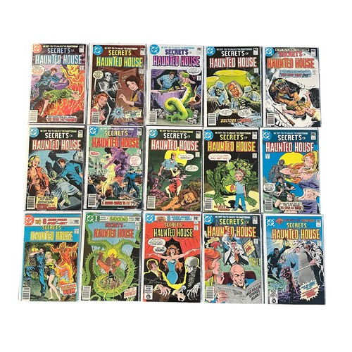 121 - DC Comics Secrets Of Haunted House 1979-1982 Nos 18-31, 33-41, 43, 45, 46. No35 is duplicated. All 2... 