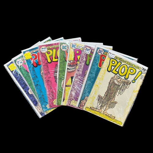 47 - 10x DC Plop Comics. DC Plop! Bronze age 2-12 10 comics all bagged and boarded. Qty 10