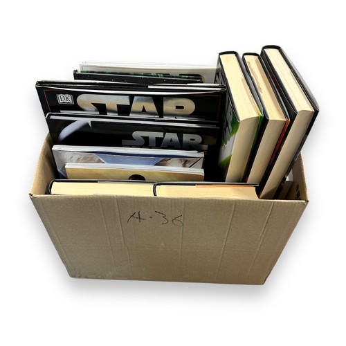 61 - 29x Star Wars Books. Box of 19 Star Wars related books plus 4 other movie books and a number of hard... 