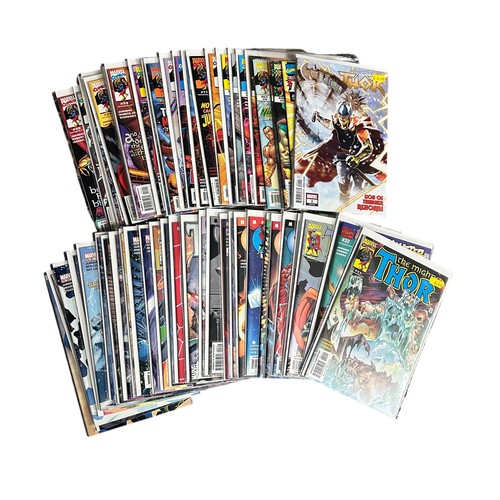 252 - 46x Thor Comics. Thor 46 different issues including a variant cover, Mighty Thor 1-4, Thor 1,12-32,3... 