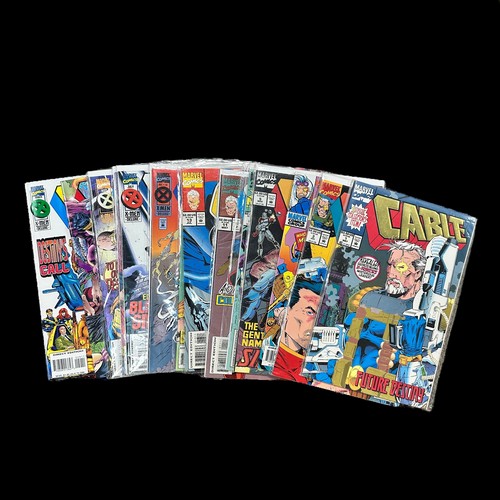 254 - 15x Marvel Cable Comics. Marvel Cable comics 1,3,5,6,11,13,14,8,21-25,29 and Flashback Cable 1. Qty ... 