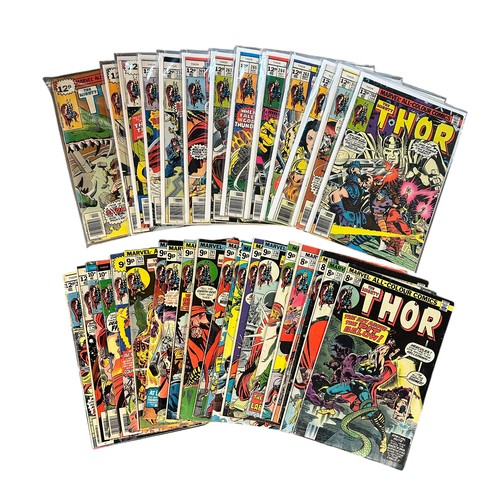 270 - 42x Thor Comics. Thor 42 different issues 230-247,252,254,258, 260-269,274-276,278,280,281,287,292,2... 