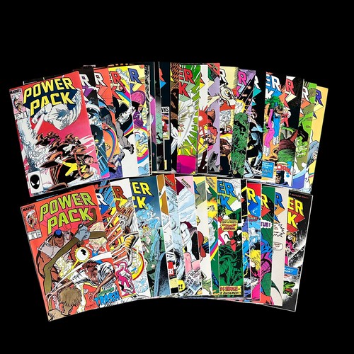 277 - 38x Marvel Power Pack Comics. Marvel Power Pack issues 3,5-7,9-21,23-25,27,28,30,31,35,39-43,47,53,5... 