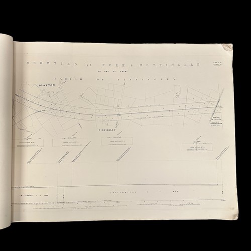 1079 - Quantity of original old Railway Engineering Track Plans consisting of:
1. Proposed deviation of the... 