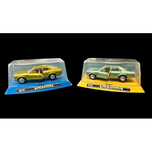 149 - Gama (Germany) 1/43rd scale Ford Consul GT Coupe metallic gold with tan interior No. 0996 and Granad... 