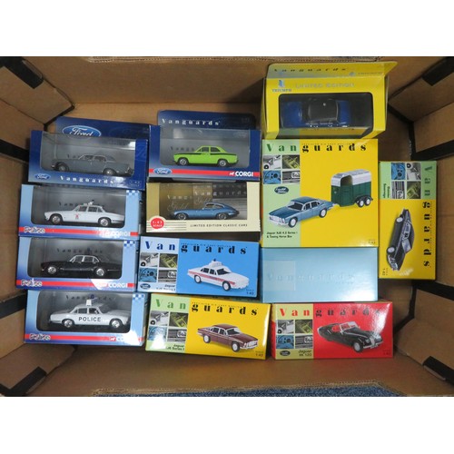 201 - Corgi/Lledo Vanguards 1/43rd scale collection, generally excellent in good plus to good boxes/cases,... 