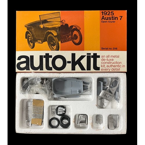 268 - Wills Finecast Auto-kit 1925 Austin 7 open tourer No. 016, unmade and unpainted 1/24th scale metal k... 