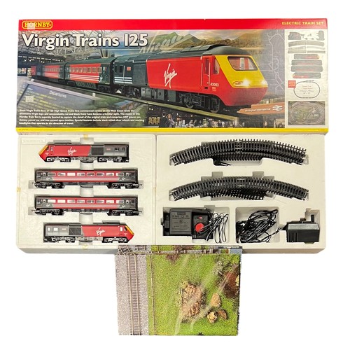 330 - Hornby Virgin Trains 125 set No. R1023, generally excellent in excellent to good plus box, with 125 ... 