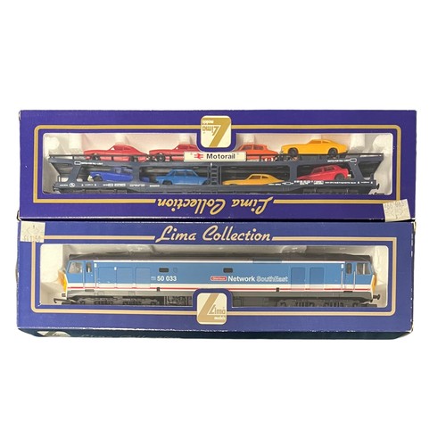 345 - Lima OO gauge Network South East blue white and red 50 033 Glorious diesel locomotive No. L205179 an... 