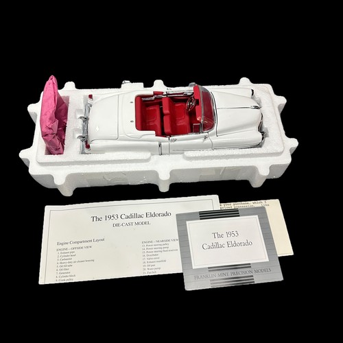 117 - Franklin Mint 1/24th scale 1953 Cadillac Eldorado No. B11RB68, generally excellent in good plus box ... 