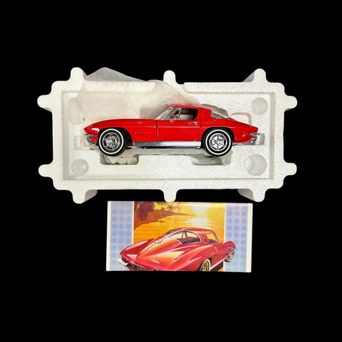 124 - Franklin Mint 1963 Chevrolet Corvette No. B11PX67, generally excellent in good plus box (handwritten... 