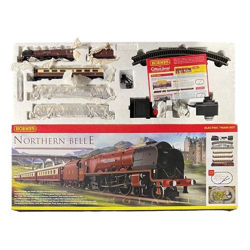 332 - Hornby Northern Belle set No. R1065, generally excellent in excellent box, with LMS maroon 6233 Duch... 