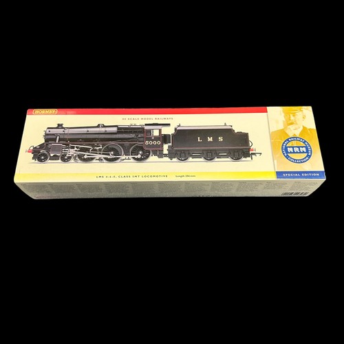 340 - Hornby NRM Special Edition LMS black 5000 4-6-0 locomotive and tender No. R2323, generally excellent... 