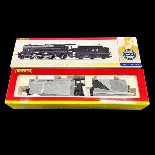 340 - Hornby NRM Special Edition LMS black 5000 4-6-0 locomotive and tender No. R2323, generally excellent... 