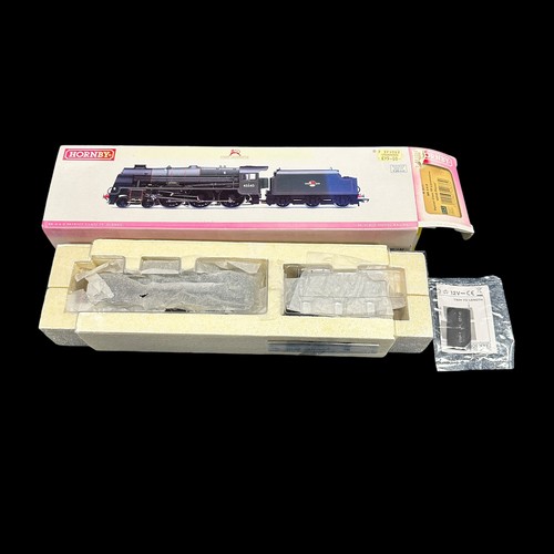 333 - Hornby DCC Ready BR green 45545 Planet 4-6-0 locomotive and tender No. R2633, generally excellent in... 